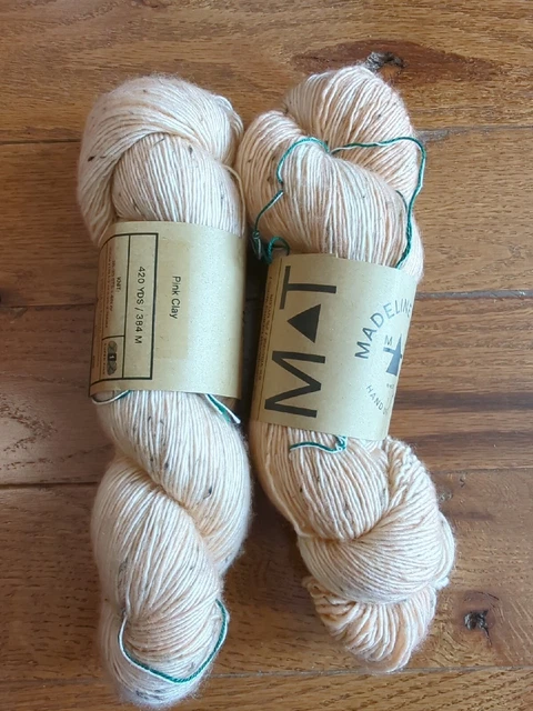 Madelinetosh TML tweed set of 2; 420yds fingering 90/8/2 SWmerino/viscose/nylon