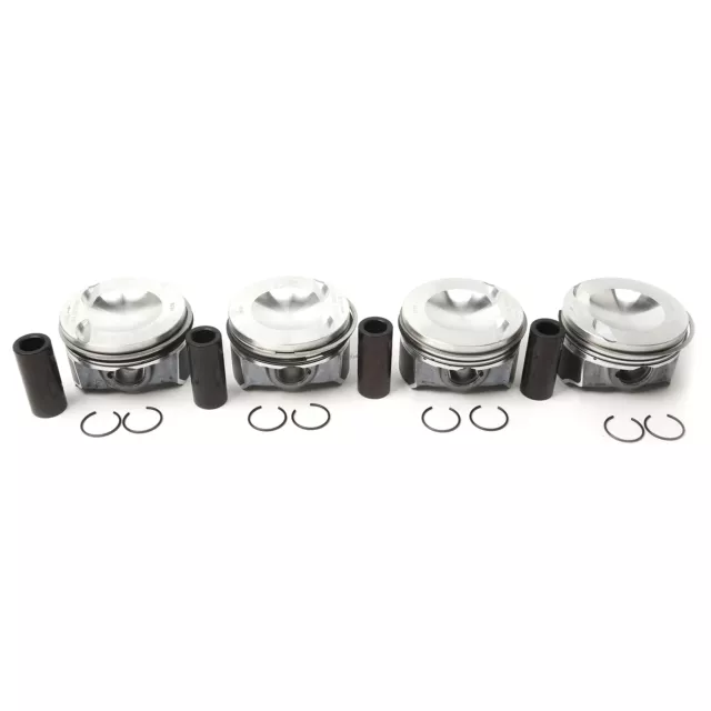 4x Piston &Ring Set STD Φ23mm 2.0T Fit For VW Golf GTI Audi A4 A5 Q5 06H107065DM 3