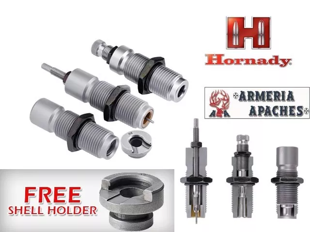 Hornady Reloading American Series 3 Die Set FREE SHELL HOLDER