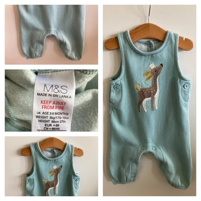 *Pretty Baby Girls M&S Dungarees/Outfit 3-6 Months* In Very Good Condition*