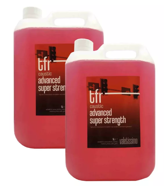 Traffic Film Remover TFR 400:1 Caustic Concentrated Degreaser 2 x 5L Valetissimo