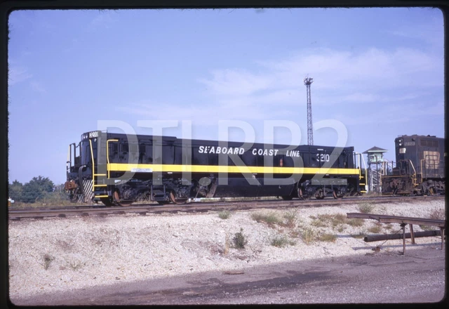 Mz4  Scl Seaboard Coast Line 3210 Slug Sharonville Ohio Oh Original Slide