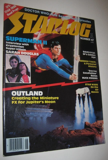 Christoffer Reeves STARLOG MAGAZINE 47 Superman II Christopher Reeve Heavy Metal Star Wars ...