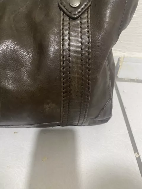 Frye Womens Tote Bag Cognac Melissa Shoulder Leather HandBag $398 3
