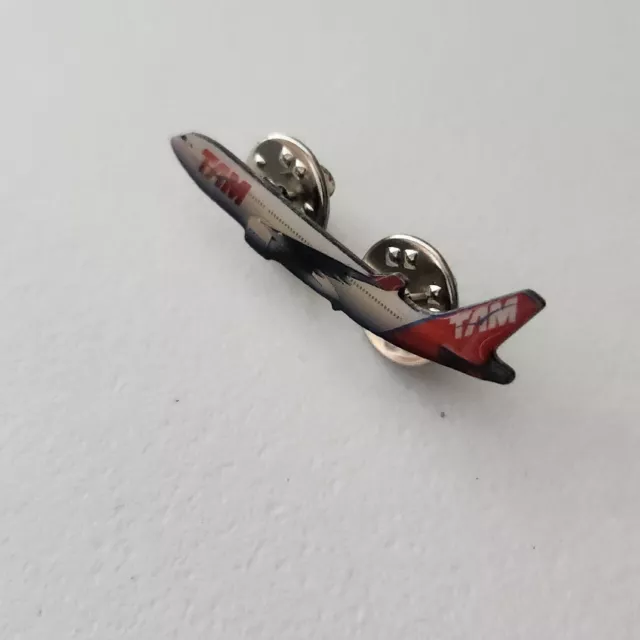 TAM Brazil Airlines Airplane Lapel Hat Pin