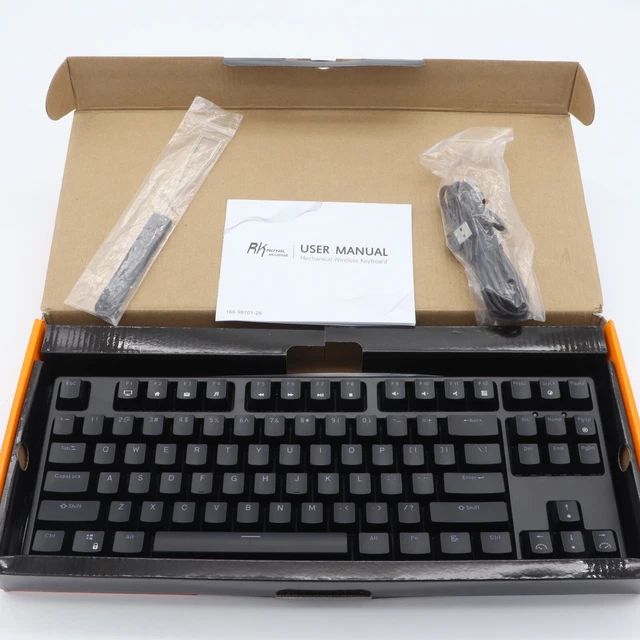 Rk royal kludge sink87g rgb 80 mechanical keyboard wireless 2 4g