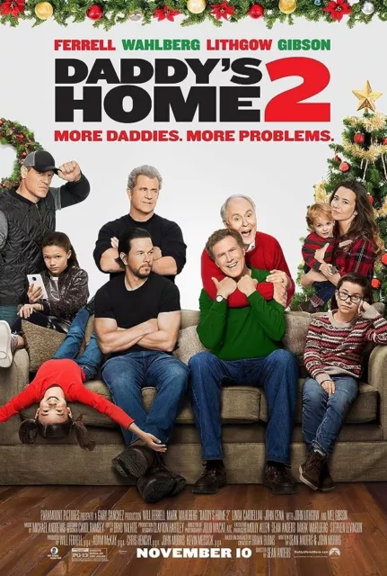 Daddy's Home 2 - Original DS movie poster - 27x40 D/S  Ferrell, Wahlberg