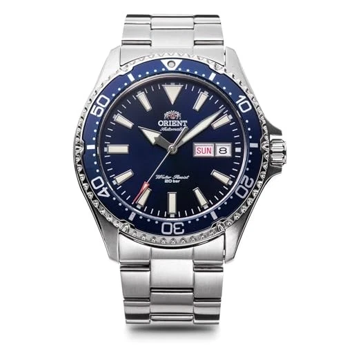 Montre Automatique YEMA Plongée Vintage FE 3611 - Cadran Bleu, Bracelet Caoutchouc Neuf - Années 1970