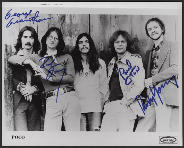 POCO Signed Photograph - Pop / Rock Group - preprint