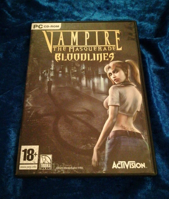 Jeu PC Vampire: The Masquerade - Bloodlines (Activision) - Version Complète - Très Bon état