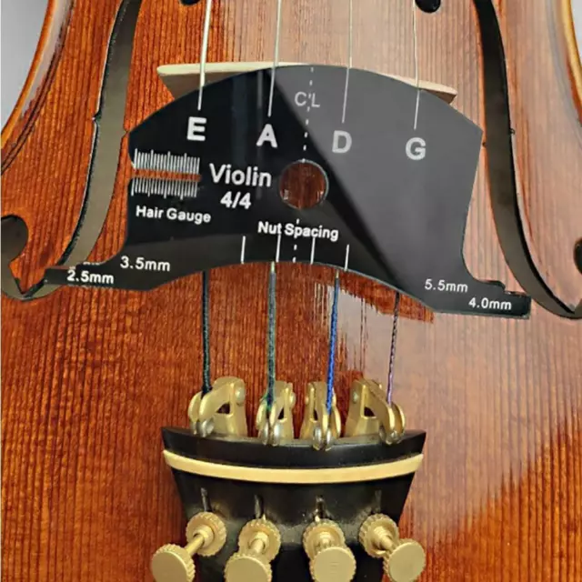 Referenz für Geigensteg Schablonen für 1 2 3 4 4 4 Violinen Bass