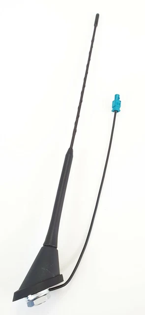 MERCEDES-BENZ W204 CLASSE C Tetto Antenna Corto Nero EUR 20,49
