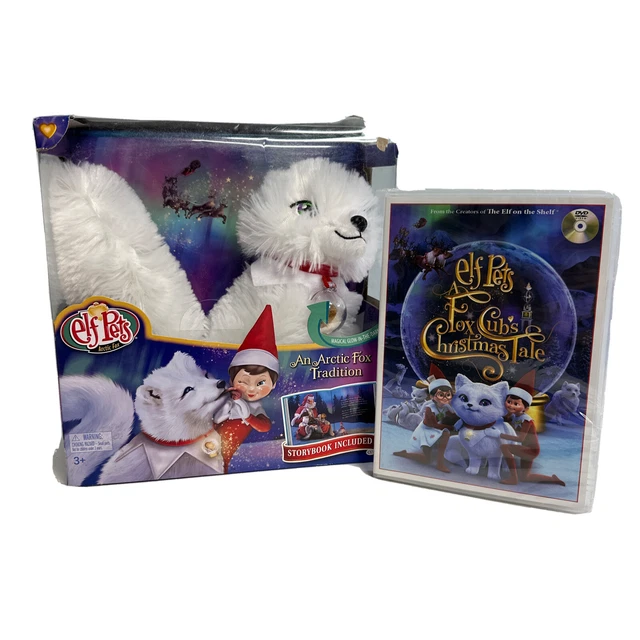 ELF ON THE Shelf Elf Pets Arctic Fox NEW Box distressed with book and