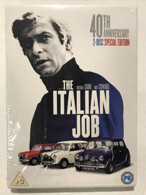 The Italian Job 1969 2 Disc DVD 40th Anniversary Edtn M. Caine Region 2**NEW**