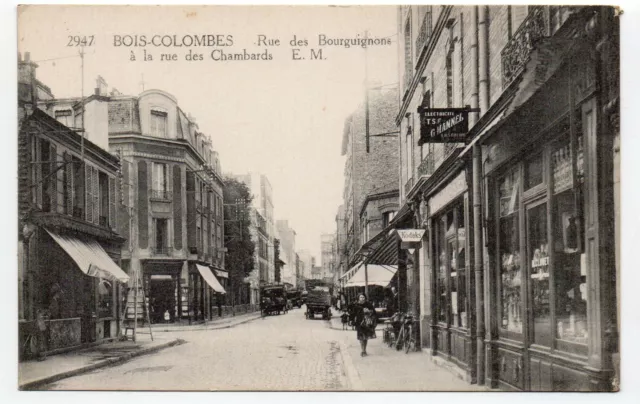 BOIS COLOMBES - Hauts de Seine - CPA 92 - rue des Bourguignons Rue des Chambards