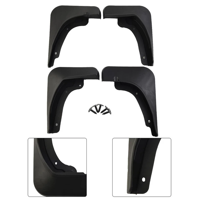 ABS Parafango Nuovo Alta Qualità 4Pcs Ricambio Diretto Modellato Paraspruzzi