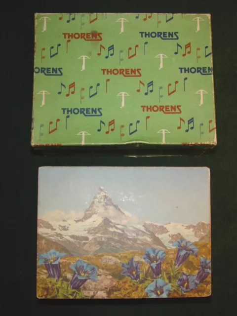 Vintage THORENS AD30  Swiss Music Box Disc Player In The Original Box