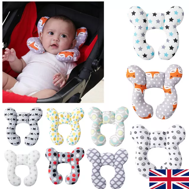 Infant Baby Toddler Car seat Stroller Travel HEAD & NECK Support Cushion Pillow