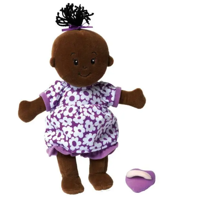 NEW Manhattan Toy Company Wee Baby Stella Brown Doll - Plush Doll