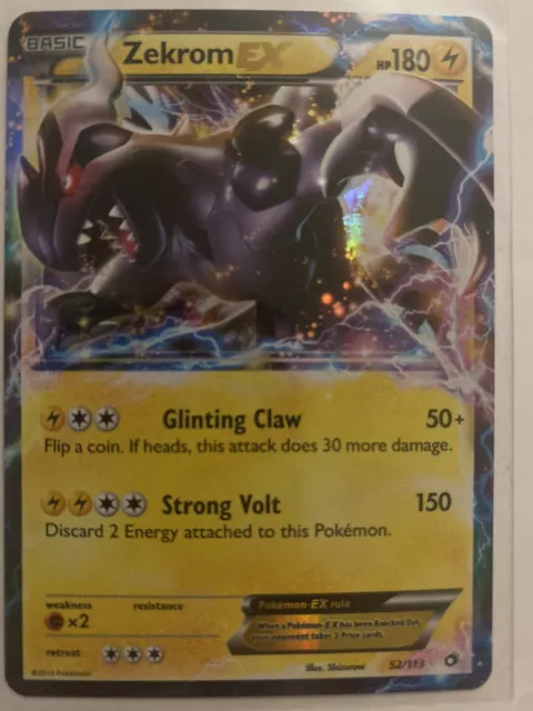 ZEKROM EX NEXT Destinies Ultra Rare 51 Pokémon Card $15.00 - PicClick AU
