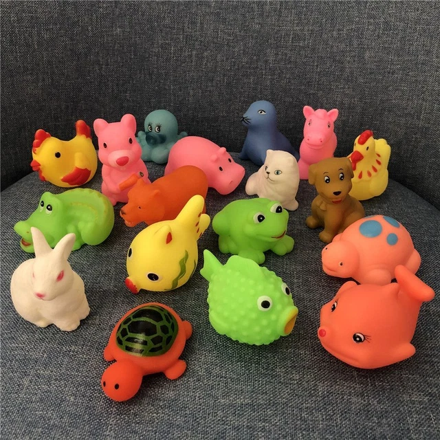 Child Kid Toddler Animal Tub Toys Fishing Net Floating Toys Animals Bath Toy 3