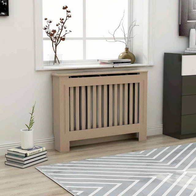 Vidaxl Copertura per Radiatore 112x19x81 cm in MDF