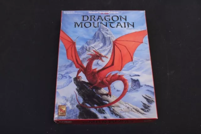 TSR INC. 1089 Advanced Dungeon & Dragons 2nd Ed 'Dragon Mountain' Board Game-M33