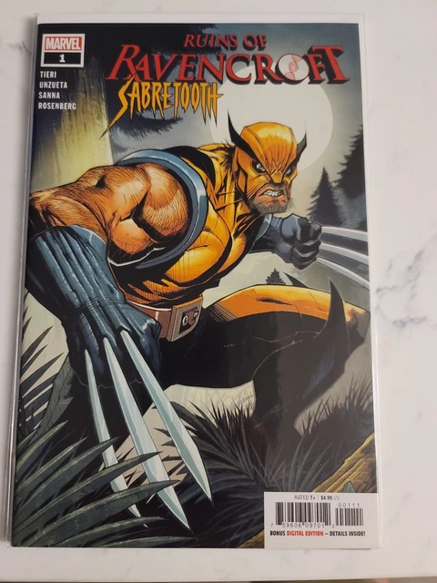 Ruins of Ravencroft: Sabretooth #1 NM/NM+ Gerardo Sandoval Cover Marvel 2020