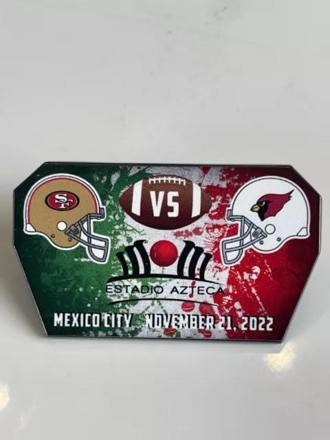 San Francisco 49ers vs Arizona Cardinals GameDay Pin - Mexico City 2022