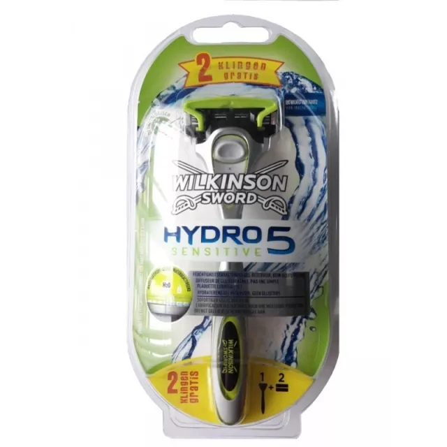 Wilkinson Sword Hydro 5 Sensitive 3 Klingen Inkl.Handstück Neu (36)