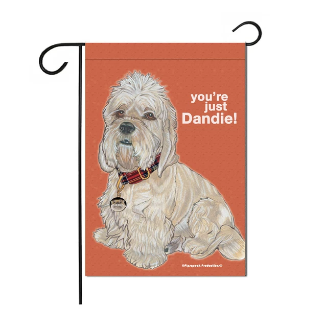Dandie Dinmont Garden Flag Garden Flag Double Sided 12 x 17 in.