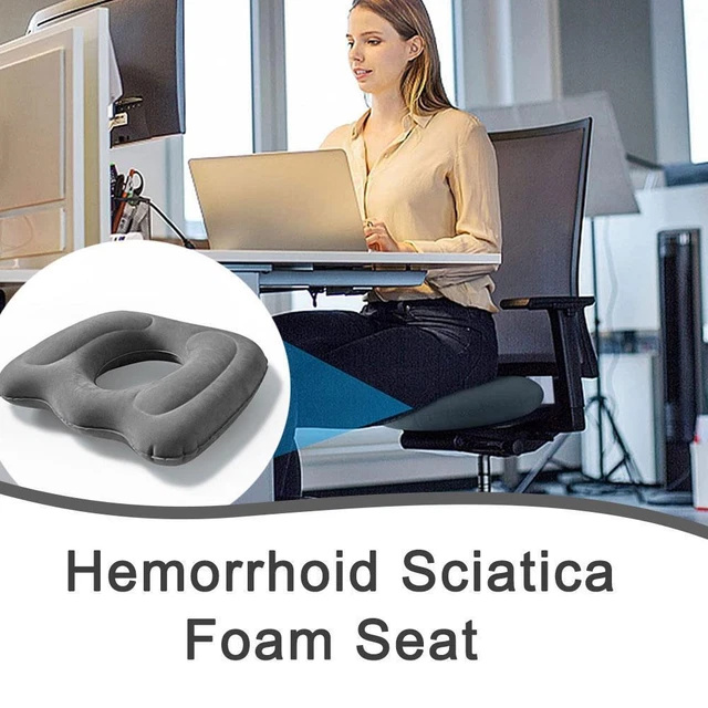 1* cuscino sedile sciatica schiuma emorroidi sollievo dal dolore ciambella sedile coccige W0R7