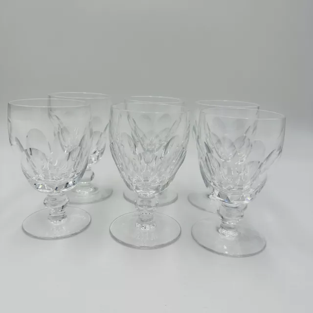 Waterford Crystal Water Goblets Kathleen Cut Glasses Made In Ireland 6 Piece Set Waterford Crystal Water Goblets Kathleen Cut Glasses Made In Ireland 6 Piece Set