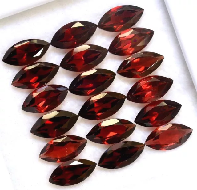 Wholesale Lot 6x3mm Marquise Cut Natural Mozambique Garnet Loose Calibrated Gems