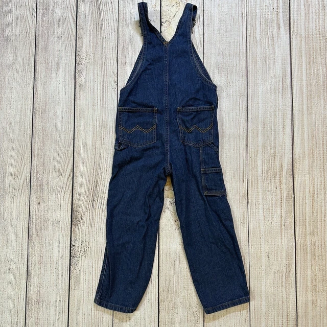 Wrangler Authentics Boys' Classic Denim Overall Size 4T