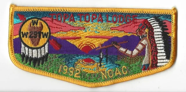 OA 291 Topa Topa 1992 NOACWWW Flap YOR Bdr. Ventura County CA [MO-1917]