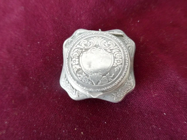 Boîte Et Pilulier En Argent Poinçon Tête D'aigle - XIXème Siècle - Antiquité