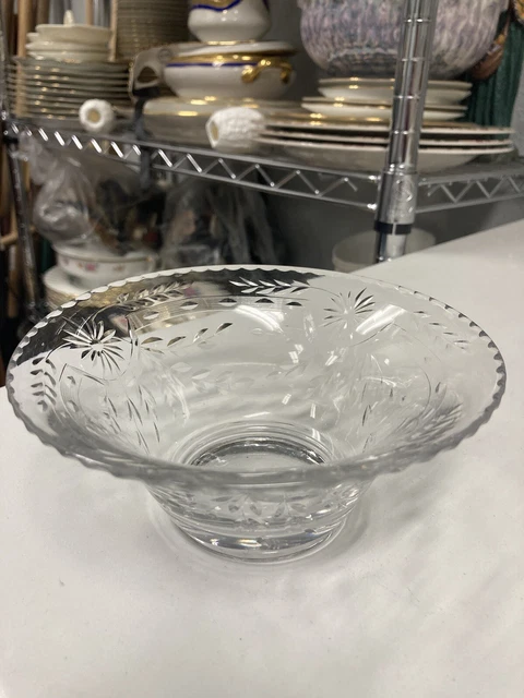 American Brilliant Cut Glass Bowl