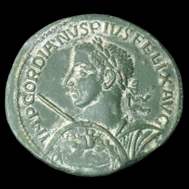 Gordian III Æ Colosseum Medallion Roman Empire 238 AD Copper Coin Novelty...