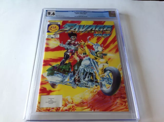 Savage Tales V2 1 Cgc 9.6 White Pages The Nam 5Th To 1St Vietnam Marvel Comics