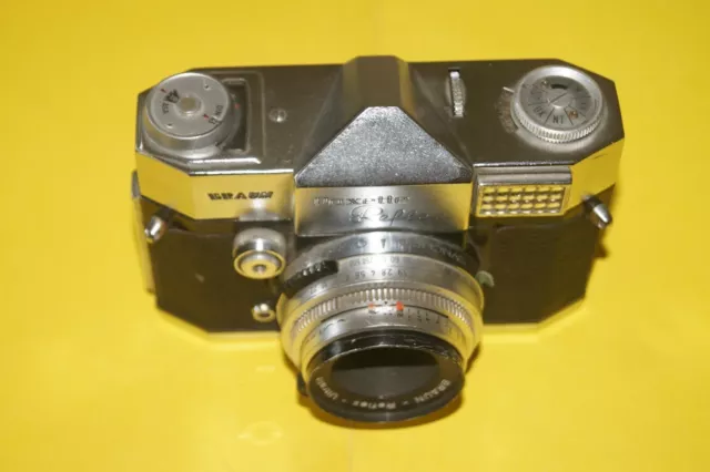 Cámara de película Braun Ib Paxette Reflex con 50 mm 2,8