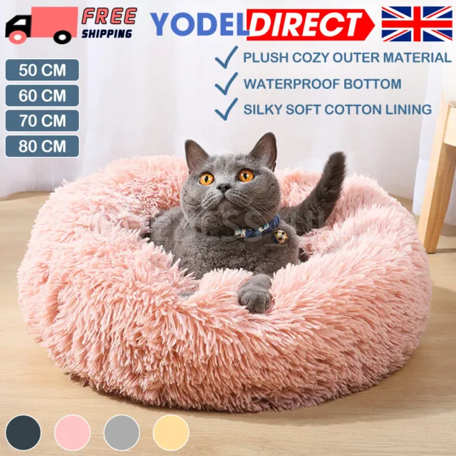 UK large Luxury Shag Warm Fluffy Pet Bed Dog Puppy Kitten Fur Soft Cushion Mat