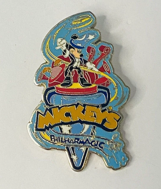 Rare Disney Sorcerer Mickeys Philharmagic Conductor Wizard Mouse 2003 Pin