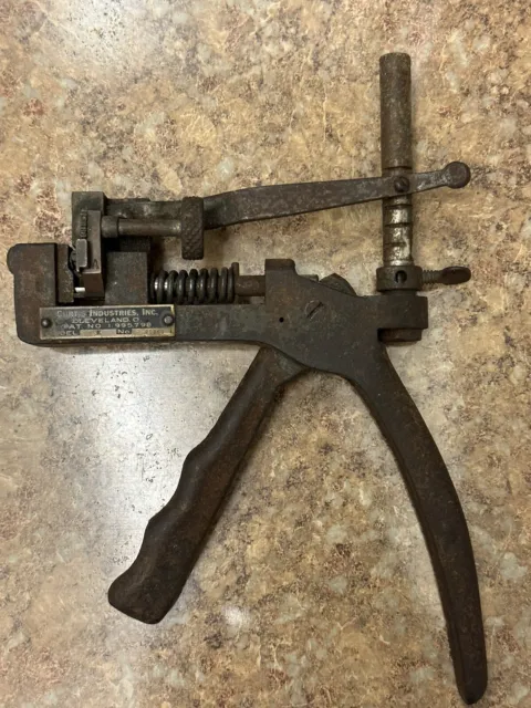 Curtis Industries Vintage Key Cutting Tool Very Rare Original Model E Locksmith