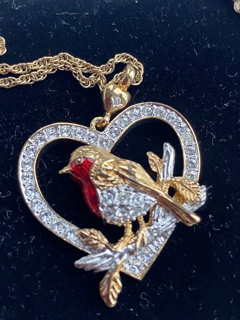Bradford exchange sales robin necklace