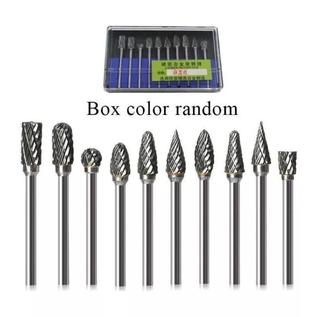 Diamond Grinding Carving Cutting Burr Bit Set for Rotary Tool Stone Glass