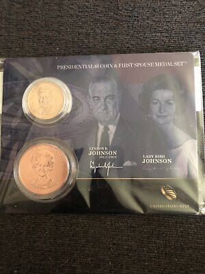 presidential coin and first spouse Lyndon B Johnson