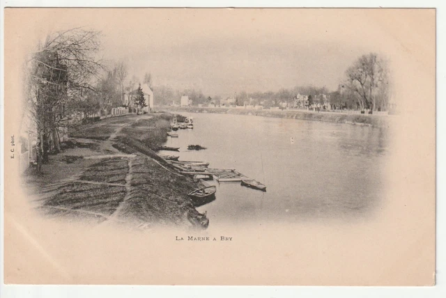 BRY SUR MARNE - Val de Marne - CPA 94 - la Marne - carte 1900