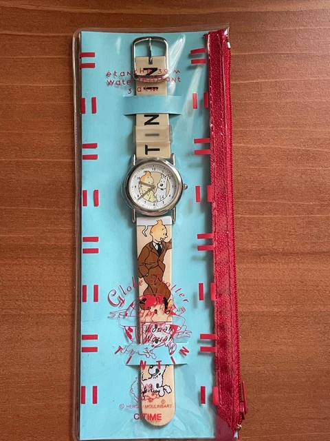 Hergé - Rare montre de collection Tintin - 2 cadrans -1500