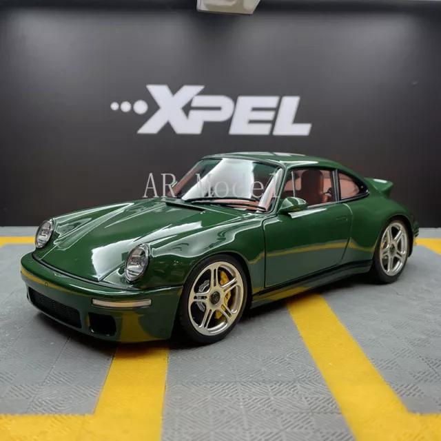 MINT GREEN 1/18 Scale Almost Real Porsche RUF SCR 2018 Metal